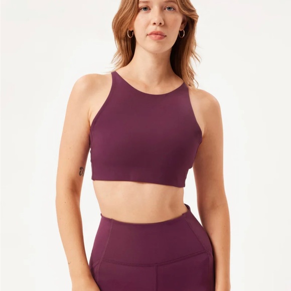 Small Plum Topanga Girlfriend Collective sports bra - Picture 3 of 3